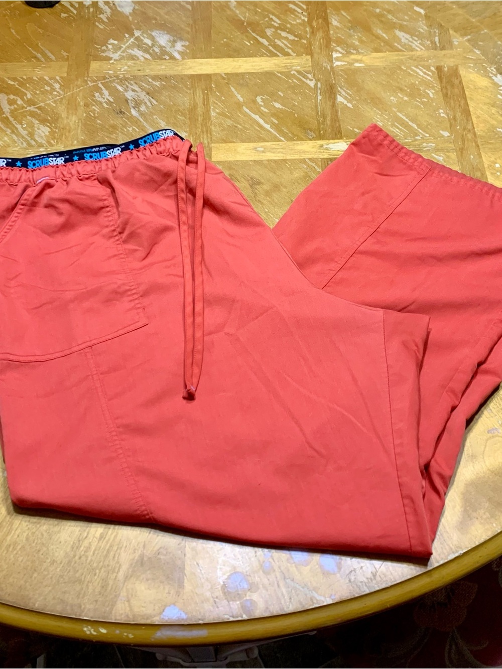 SCRUBSTAR RUST ORANGE Stright Leg SCRUB PANTS 4X